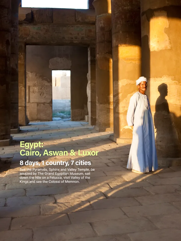 Egypt: Cairo, Aswan & Luxor