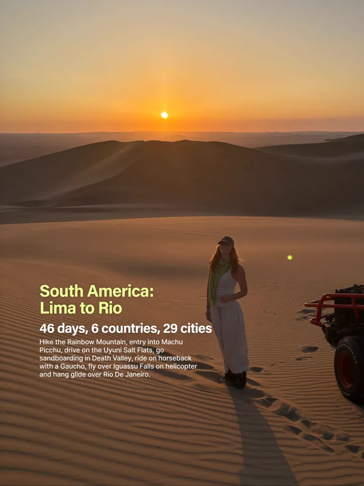 South America: Lima to Rio